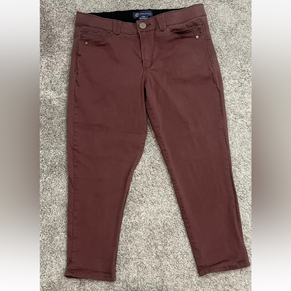 Democracy Women’s Skinny Stretch Purple Jeans Size 12P